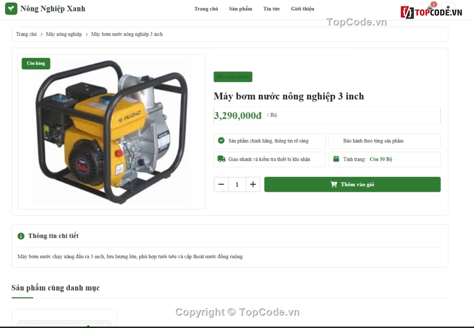 nông nghiệp,bán,code bán hàng